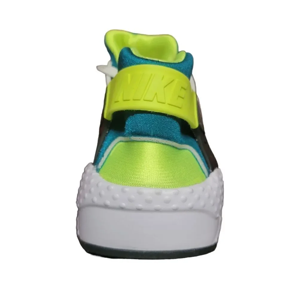 Nike Air Huarache Run Kids Size 4Y/Womens 5.5 Phantom Black Volt 654275-045